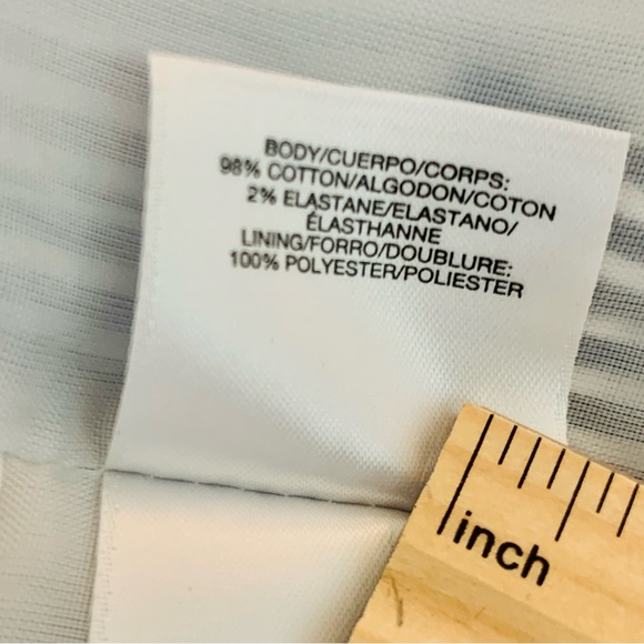 ANNE KLEIN Seersucker Stripe Single Button Front Blazer Sz M - Picture 10 of 16